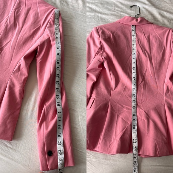 NWT ZARA Pink Single Button Blazer XS / 2 - Picture 10 of 11